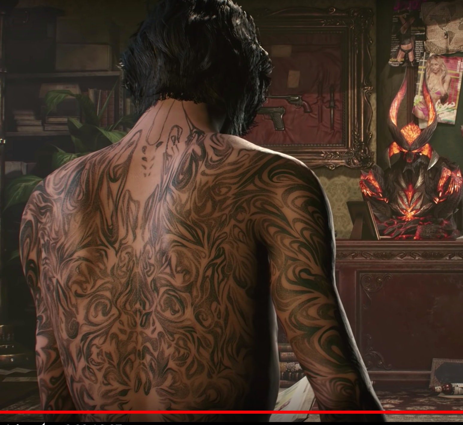 Tattoos of Dante and Vergil in Visions of V : r/DevilMayCry