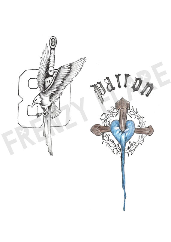 Left Eye Tlc Temporary Tattoos For Cosplayers Great For A Etsy