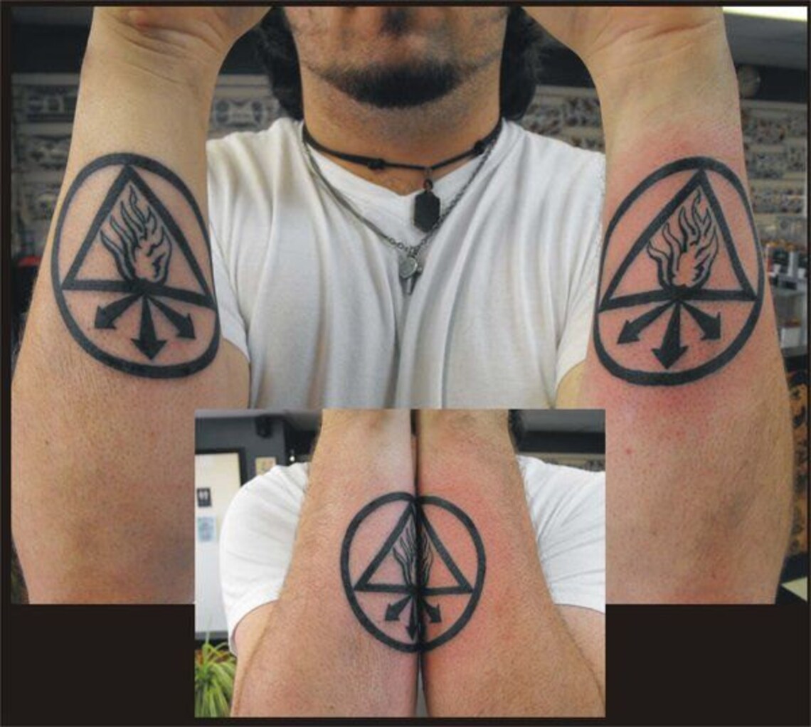 Constantine Arm Temporary Tattoos for Cosplayers. Red King Etsy