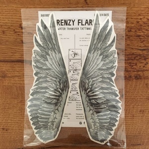 Wings Large Temporary Tattoo for Cosplaying image 2