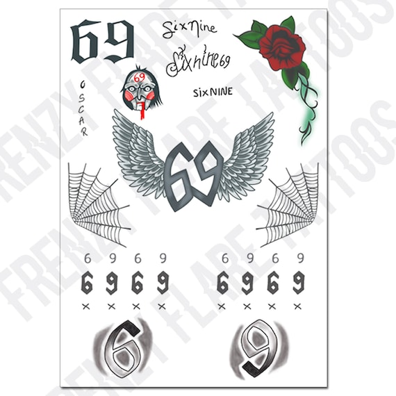 Tekashi 6ix9ine の顔と体に使えるタトゥー。大人も子供も使えるユニ