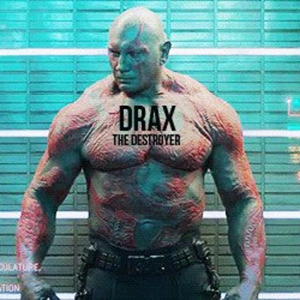 Drax Tatuajes Temporales Disfraz de Guardianes de la Galaxia para Cosplayers