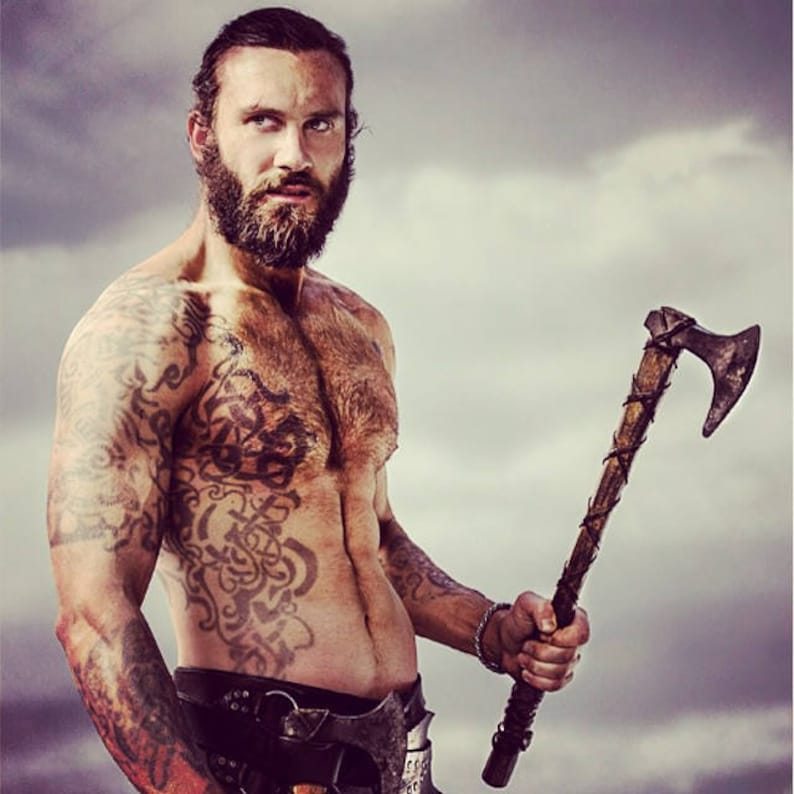 Rollo Temporary Tattoos Vikings. Custom Order Etsy