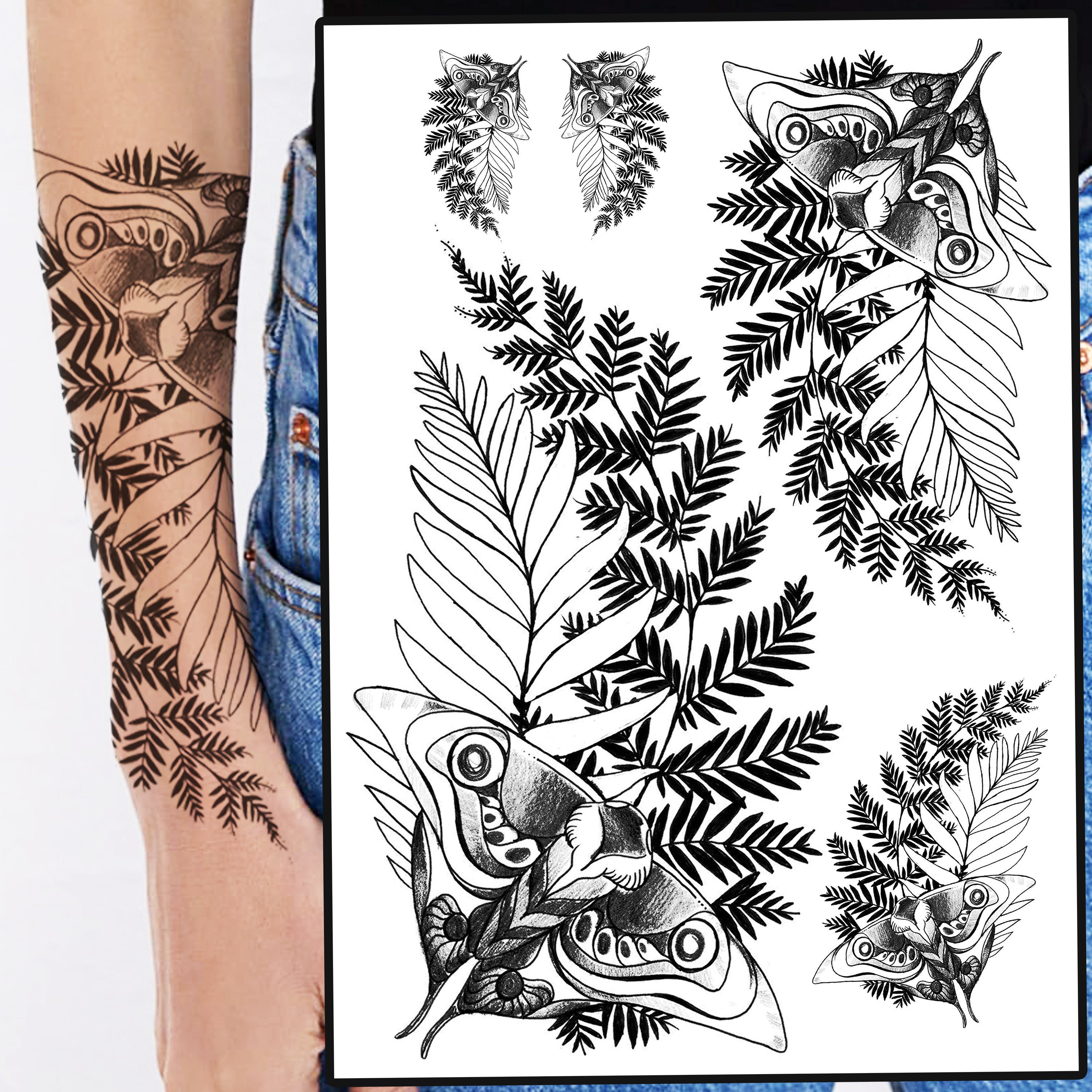 Ellie Inspired Cosplay Temporary Tattoo Ellie Costume / Ellie Williams  Temporary Tattoo / Ellie Arm Tattoo / Ellie Cosplay Tattoo 