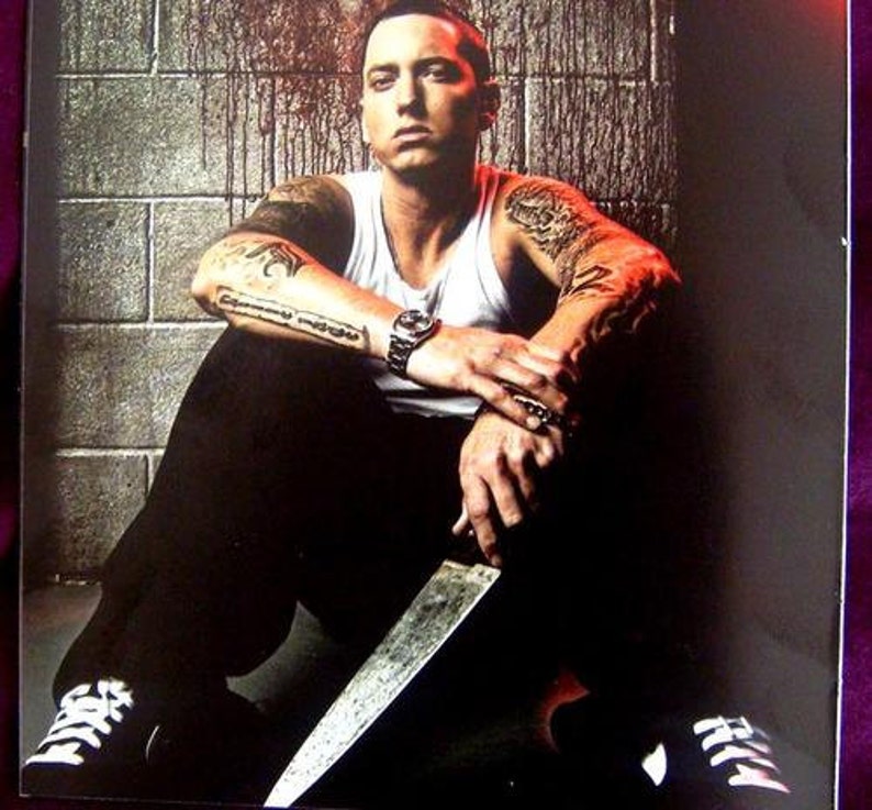 Eminem Temporary Tattoos for Costume image 2