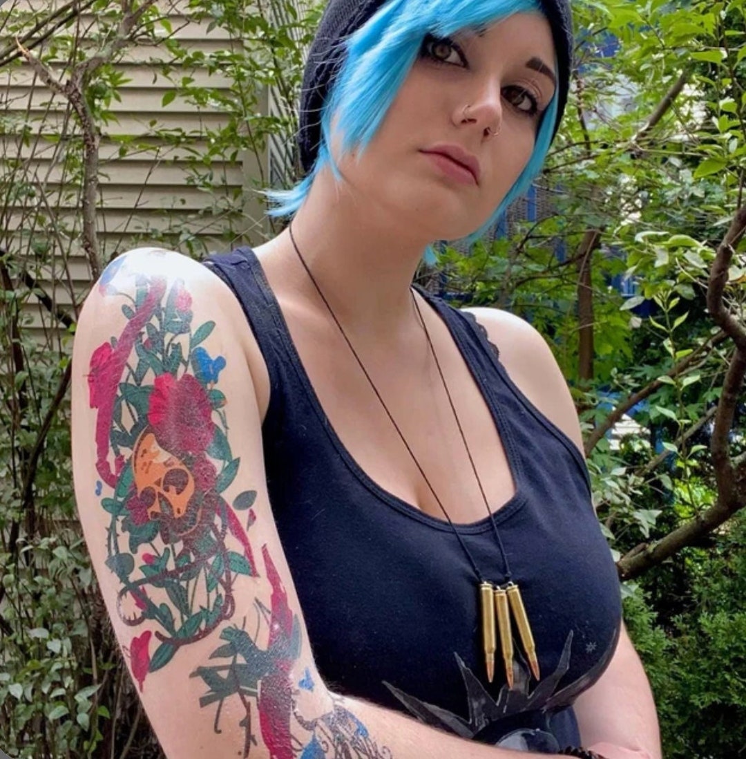 Ellie Tattoo Sticker Last of US Cosplay Props Temporary Tattoo Body Sticker  Hand Neck Wrist Art Fashion｜TikTok Search