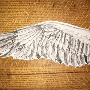 Wings Large Temporary Tattoo for Cosplaying image 3