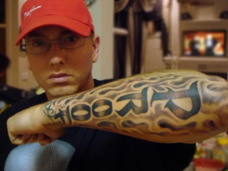 Eminem Temporary Tattoos for Costume image 4