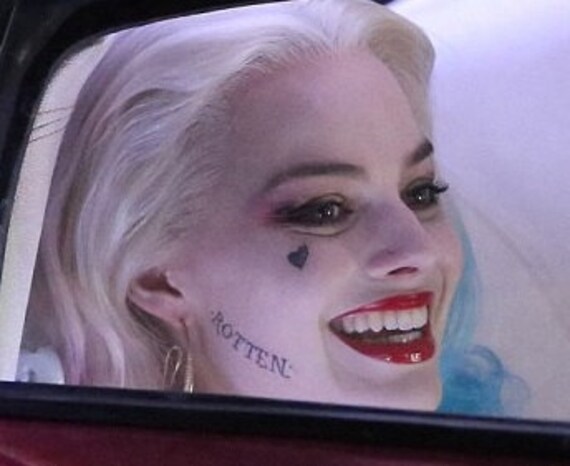 negatief component Doe mee Harley Quinn Temporary tatoeages Suicide Squad kostuum Cosplay - Etsy  Nederland