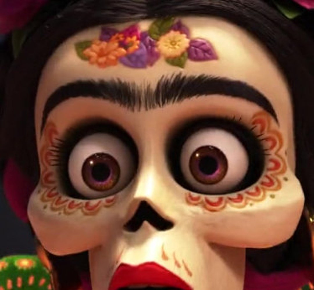 Renunciar Mediador quemar Frida Kahlo Face Tatuajes Temporales de Coco Movie para - Etsy España