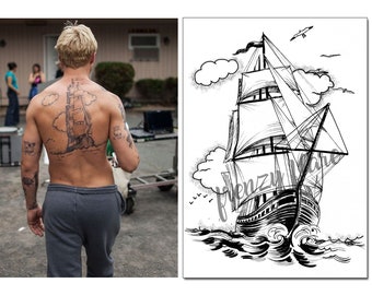 Ryan Gosling Place Beyond The Pines Tattoos