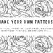 DIY Temporary Tattoo Paper. Inkjet or Laser Printer. Print - Etsy