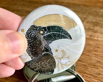 Pocket Mirror | Hornbill, Bird Mirror