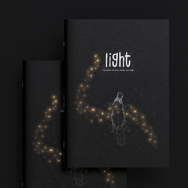 Light - Una piccola graphic novel (libretto) - Zine, fumetti, salute mentale, topo di biblioteca, amante dei libri