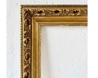 Vintage Barock verzierten Antik Gold Holzrahmen passt 23x30