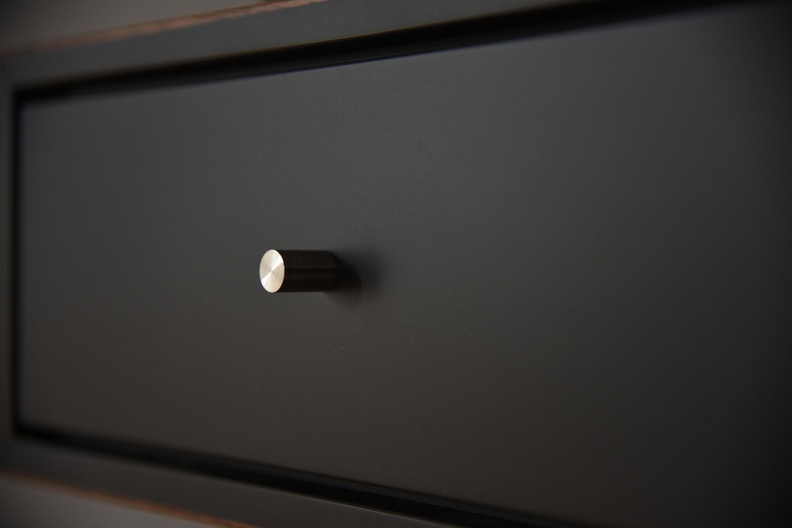 Black Floating Bedside Table With 1 Old Wooden Box Etsy