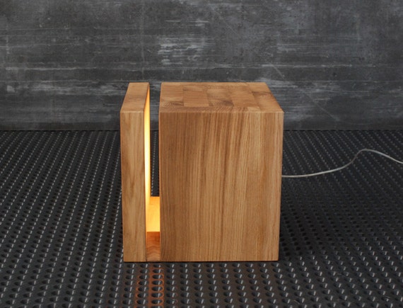 modern wooden lamp