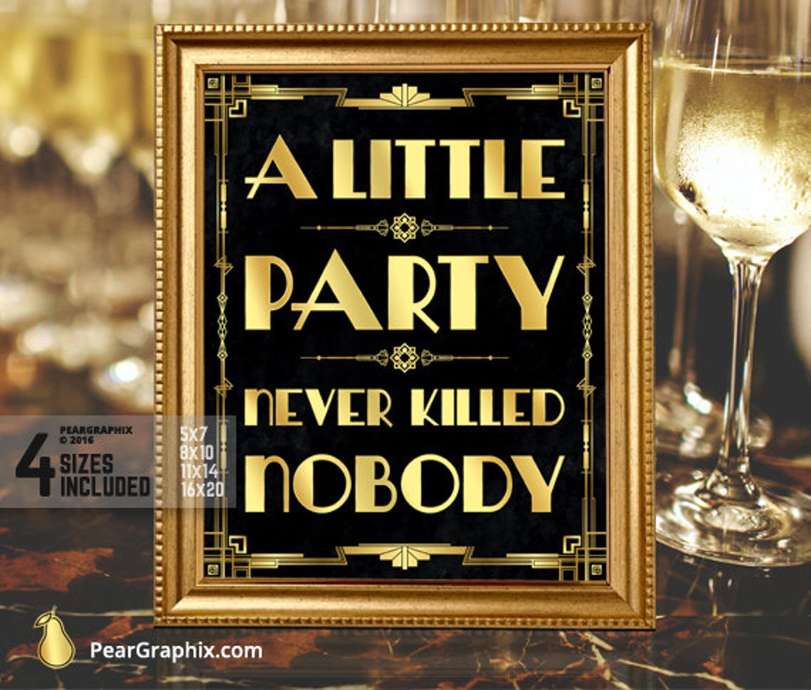Great Gatsby Party Decorations Great Gatsby Wedding - Etsy