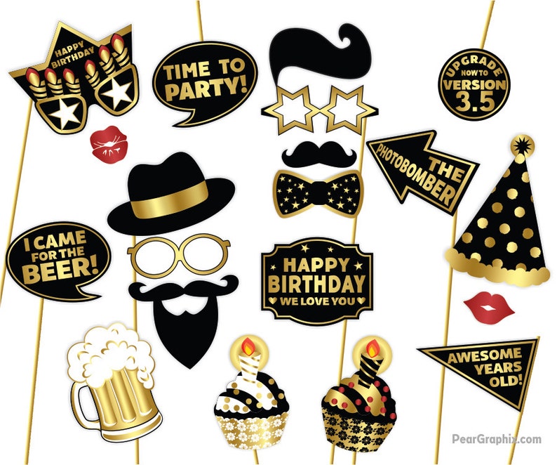 Party Supplies Party Decor 35th Birthday Photo Booth Props Diy Thirty Fifth Birthday Party Photobooth Props Colorful Black Gold Printable Pdf U25b7 Instant Download Party Supplies Party Decor 35th Birthday Photo Booth Props Diy Thirty Fifth Birthday Party Photobooth Props Colorful Black Gold Printable Pdf U25b7 Instant Download
