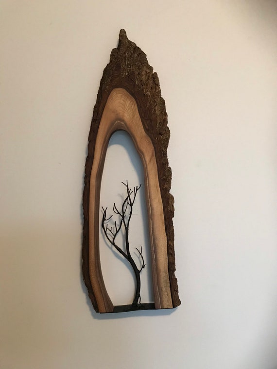 Art Objects Art & Collectibles UniqueTreeArt.Metal wall art.five year