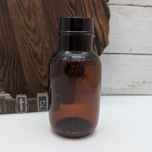 Antique Fairchild Brothers & Foster Brown Peptogenic Milk Powder Medicine Bottle