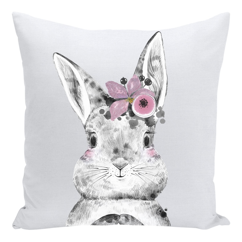 woodland nursery pillow