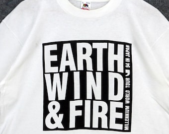 Vintage Earth Wind and Fire Japan Tour Shirt 1994 Made in USA