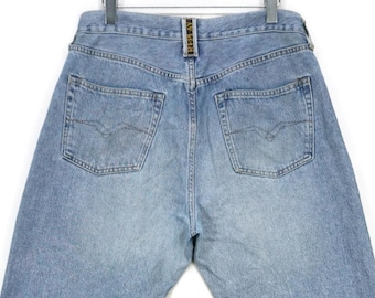 REPLAY Jeans Size W35 L33 Baggy Straight Leg Relaxed Loose Denim