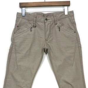 Nicole Pants Size 30 fit W32 L29.5 Low Rise Multi Zipper Bootcut Rave Pants