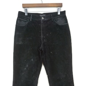 Blueway Pants Size W34 L26.5 Made in Japan Velour Cropped Pants