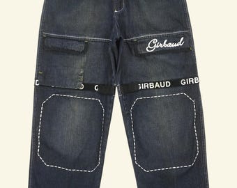 1990s Vintage MARITHE FRANCOIS GIRBAUD Jeans Medium Wash Straight