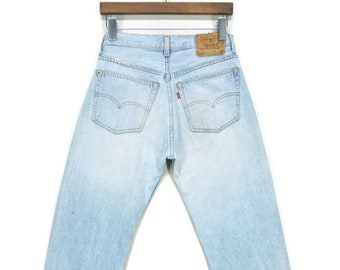 Vintage Levi's 501XX 501-5900 Jeans Made in USA Light Wash