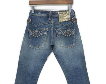 Edwin Blue Trip Jeans Size 30x31 Low Rise Pants Made in Japan