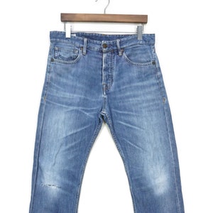 Kings of Indigo Jeans Size 31 fits W33xL32 Lucius Organic High Rise Straight Leg Cotton Jeans