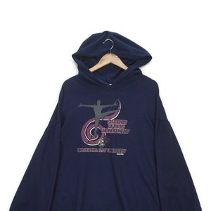 Vintage Oklahoma City University Hoodie Size XL Made in USA 90s Mega Cottons Lightweight Pullover