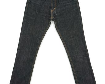 Lolita Jeans Size 25 Fits W29xl31 Japanese Low Rise Bootcut Denim