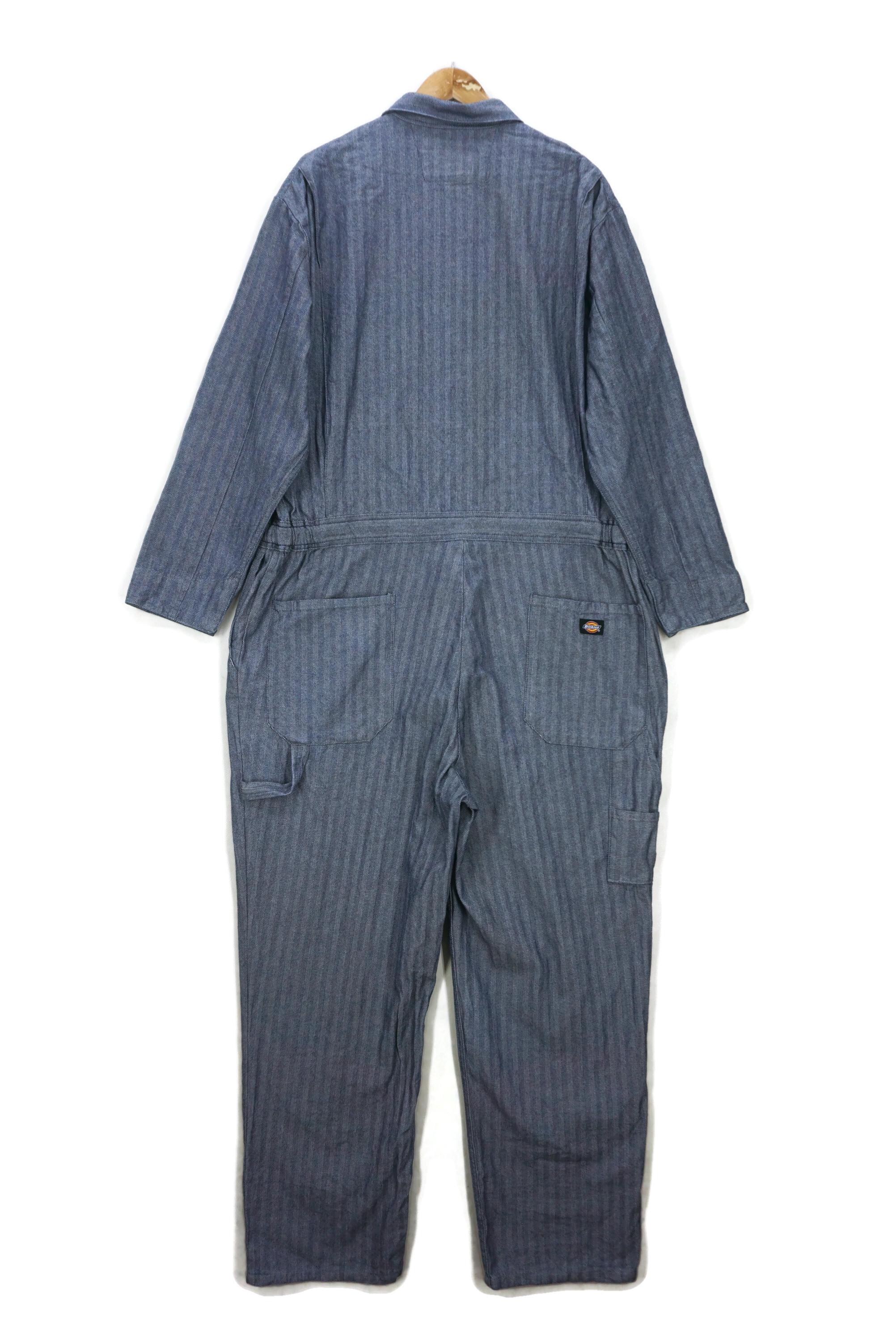 Dickies Hickory Coveralls Herringbone Baggy Workwear Slipknot