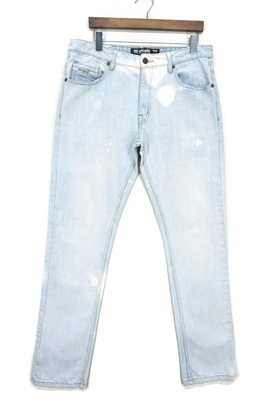 ecko unltd ECKO 極太　デニム　sk8 jnco kikwear Vintage 90s Ecko Unltd 5th Anniverary Limited Edition Baggy