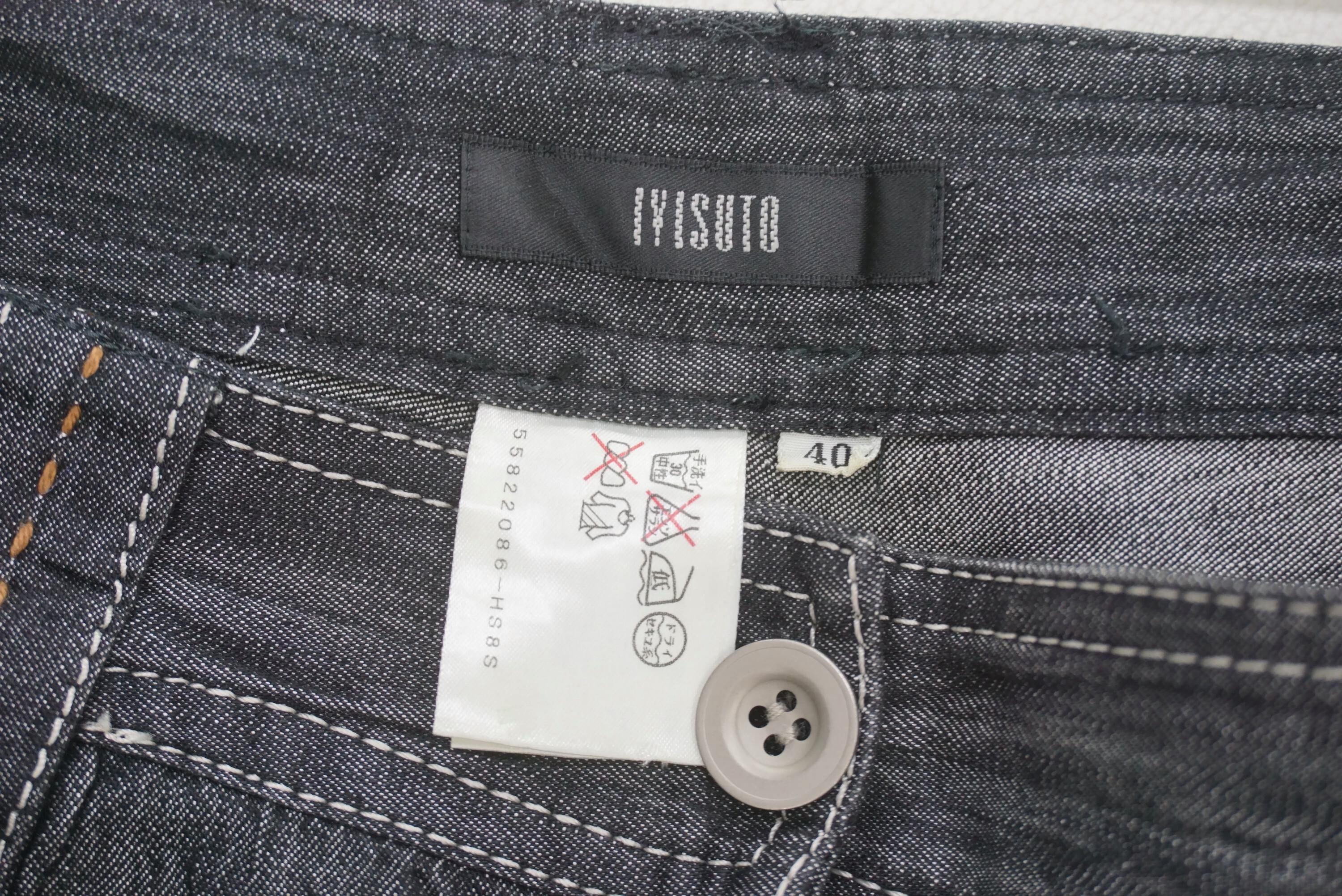 Iyisuto Pants Size 27 Fit W30 L32.5 Zeon Shoji Japanese Iyisuto Pants Size 27 Fit W30 L32.5 Zeon Shoji Japanese