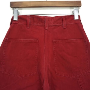 Pantalones Edwin talla W28xL33 ropa de trabajo japonesa de talle alto, chinos de carpintero, color caqui imagen 7