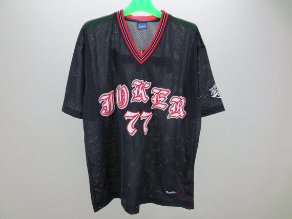 JOKER Jersey ~ Men Size XL ~ 90s JOKER Mesh Jersey ~ Joker 77