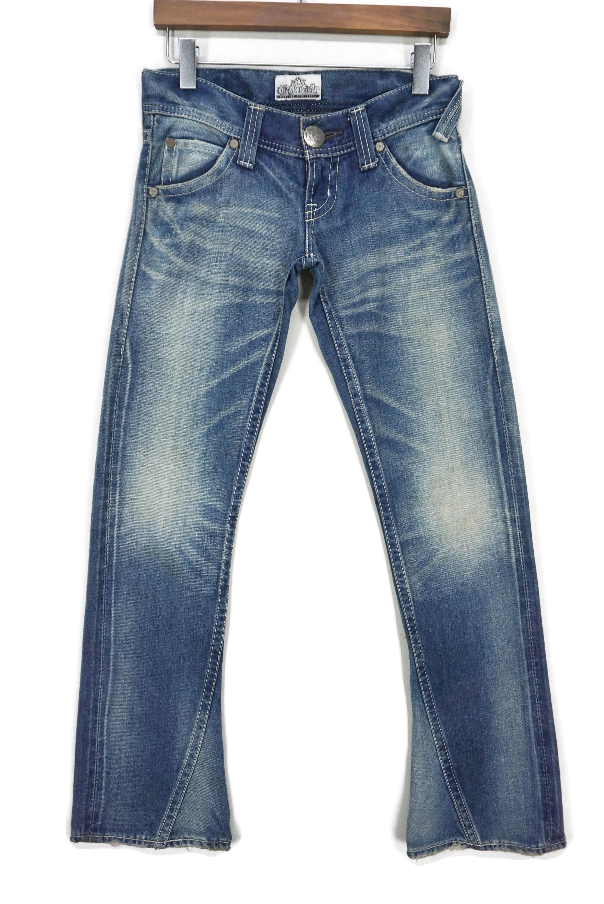 Rodeo Crowns Jeans Size 25 Fits W31xl32 Made in Japan Bootcut Low