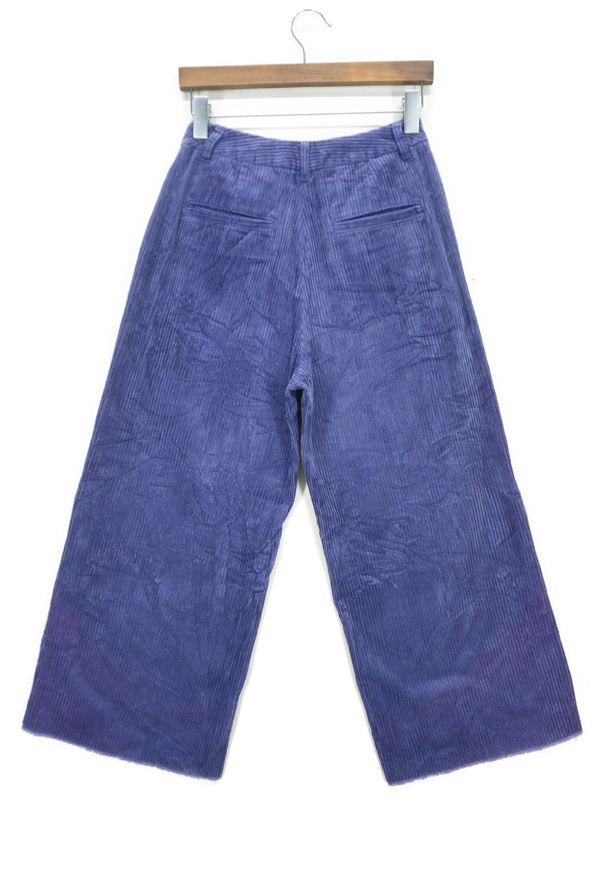 【2plan】Lilyge Corduroy Rivet Parachute Pants Baggy Cropped Pants Size W26 L24.5 Lepsim by Lowrys Farm