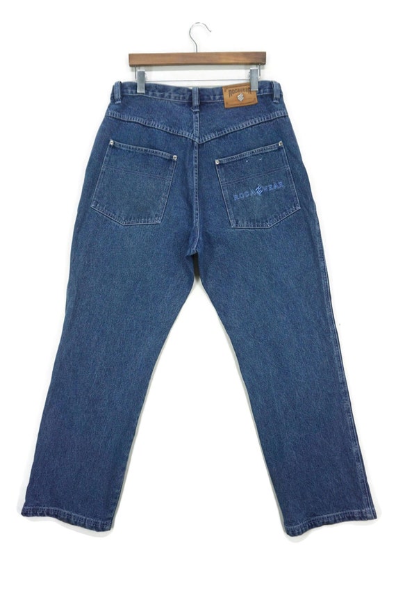 Vintage Rocawear Baggy Jeans Size 36 Fits W38xl34 - Y2K Hip Hop