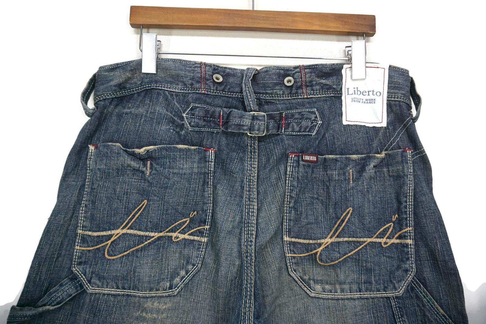 Pantalon LIBERTO En Toile Bleue - Taille W40 L34, Très Bon état