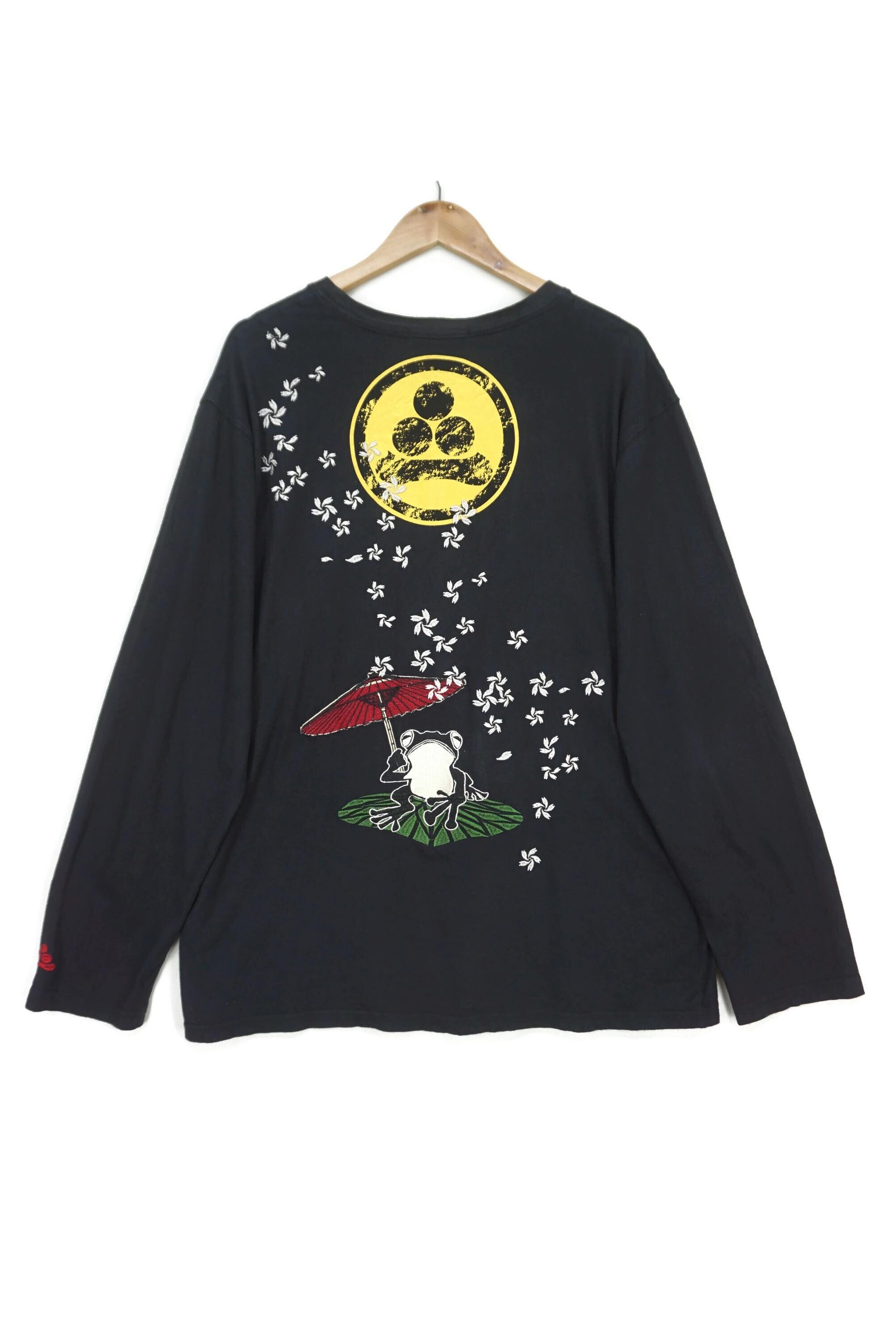 Japanese Traditional Tee Size XXL Sanmaruichi Japan Frogs