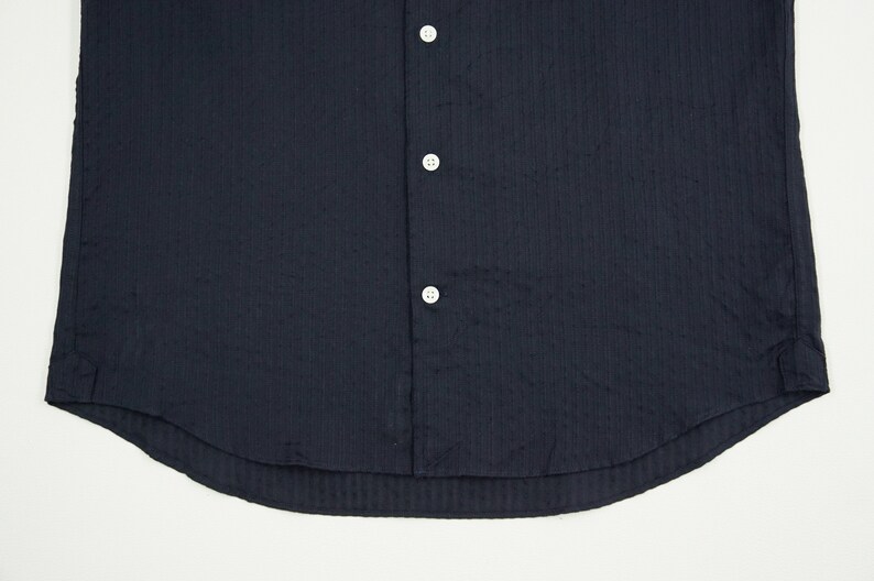 Aquascutum Button Down Shirt Men Size M Aquascutum Shirt Solid Casual Shirt Made in Japan