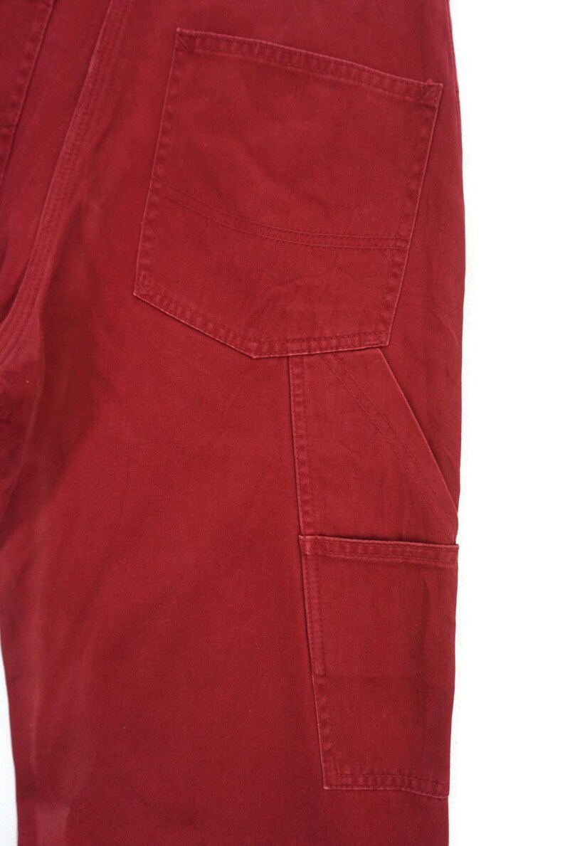 Pantalones Edwin talla W28xL33 ropa de trabajo japonesa de talle alto, chinos de carpintero, color caqui imagen 9