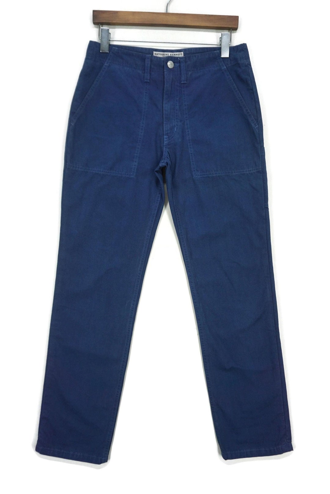 Katharine Hamnett Pants Size S Fits W31xl30.5 Made in Japan Cotton
