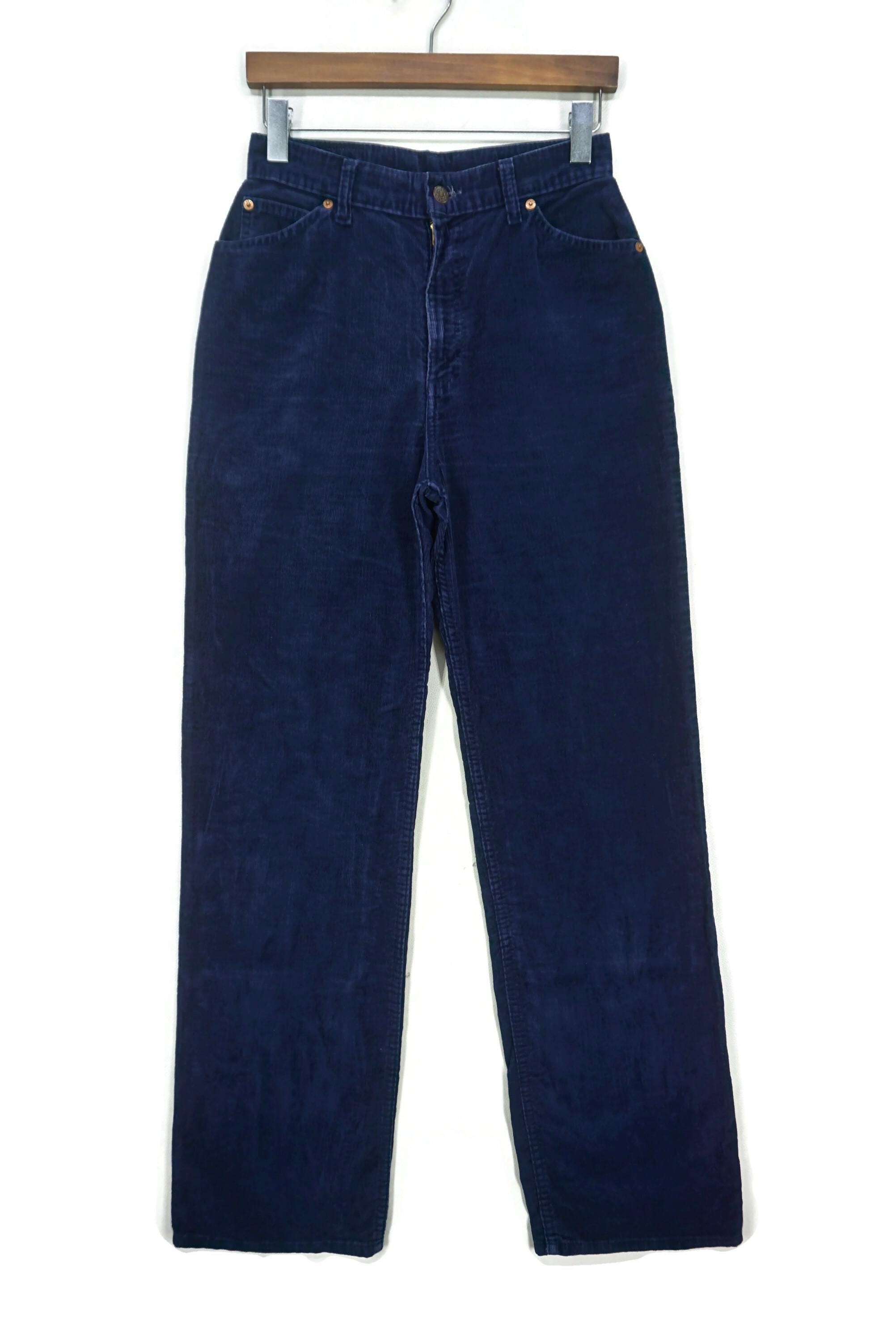 Vintage Levi's Big E Corduroy Pants Made in USA Size W27xl33: 80s